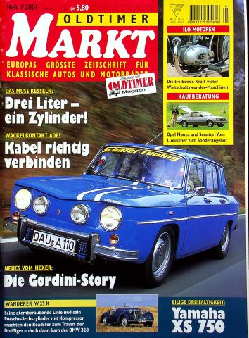 Deckblatt Oldtimer Markt (01/2001)